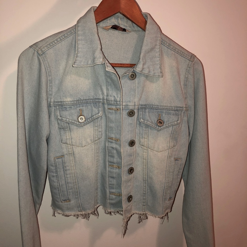 Frayed Denim Jacket